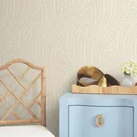 York Designer Series Willow Song Wheat Botanical Wallpaper | Wallpaper Twins York Designer Series Willow Song Wheat Botanical Wallpaper - SKU LL3219