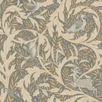 York Designer Series Woodland Tapestry Neutral Metallic Wallpaper - SKU AC9123