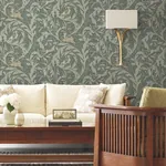 York Designer Series Woodland Tapestry Sage Wallpaper | Wallpaper Twins York Designer Series Woodland Tapestry Sage Wallpaper - SKU AC9124