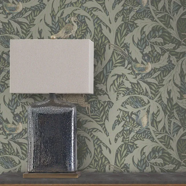 York Designer Series Woodland Tapestry Sage Wallpaper | Wallpaper Twins York Designer Series Woodland Tapestry Sage Wallpaper - SKU AC9124
