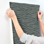 York Designer Series Zambia Dark Teal Wallpaper | Wallpaper Twins York Designer Series Zambia Dark Teal Wallpaper - SKU MI10533