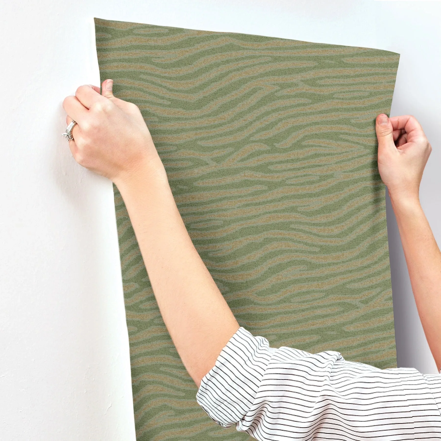 York Designer Series Zambia Green Wallpaper - SKU MI10532