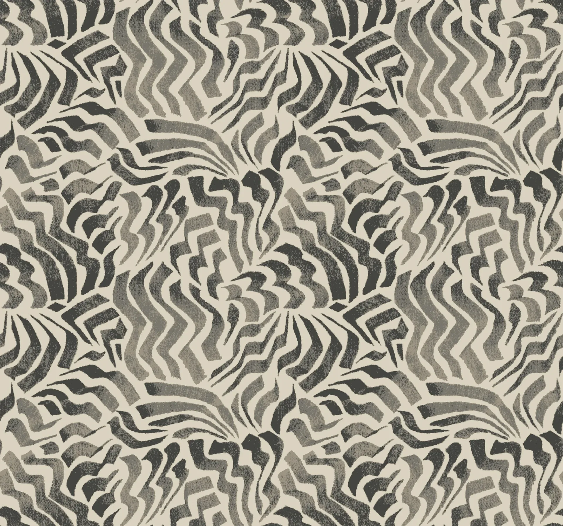 York Designer Series Zora Wave Charcoal Wallpaper - SKU LM5324