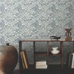York Designer Series Zora Wave Denim Wallpaper - SKU LM5323