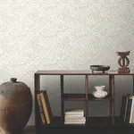 York Designer Series Zora Wave Light Grey Wallpaper - SKU LM5321