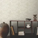 York Designer Series Zora Wave Taupe Wallpaper - SKU LM5322