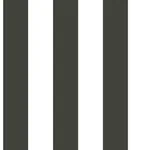 York Wallcoverings 3-in Stripe Black & White Wallpaper - SKU ST5691
