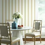 York Wallcoverings 3-in Stripe Tan Metallic Wallpaper | Wallpaper Twins York Wallcoverings 3-in Stripe Tan Metallic Wallpaper - SKU SA9177