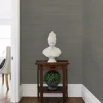 York Wallcoverings Abaca Weave Black Wallpaper | Wallpaper Twins York Wallcoverings Abaca Weave Black Wallpaper - SKU GL0504