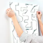 York Wallcoverings Abstract Aura Blue Smoke Wallpaper | Wallpaper Twins York Wallcoverings Abstract Aura Blue Smoke Wallpaper - SKU AG2055