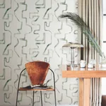 York Wallcoverings Abstract Aura Green & Grey Wallpaper | Wallpaper Twins York Wallcoverings Abstract Aura Green & Grey Wallpaper - SKU AG2051