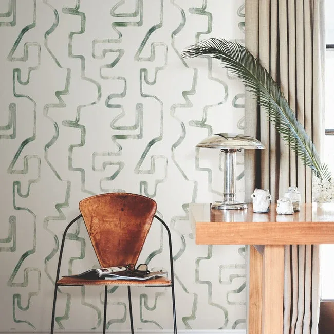 York Wallcoverings Abstract Aura Green & Grey Wallpaper | Wallpaper Twins York Wallcoverings Abstract Aura Green & Grey Wallpaper - SKU AG2051