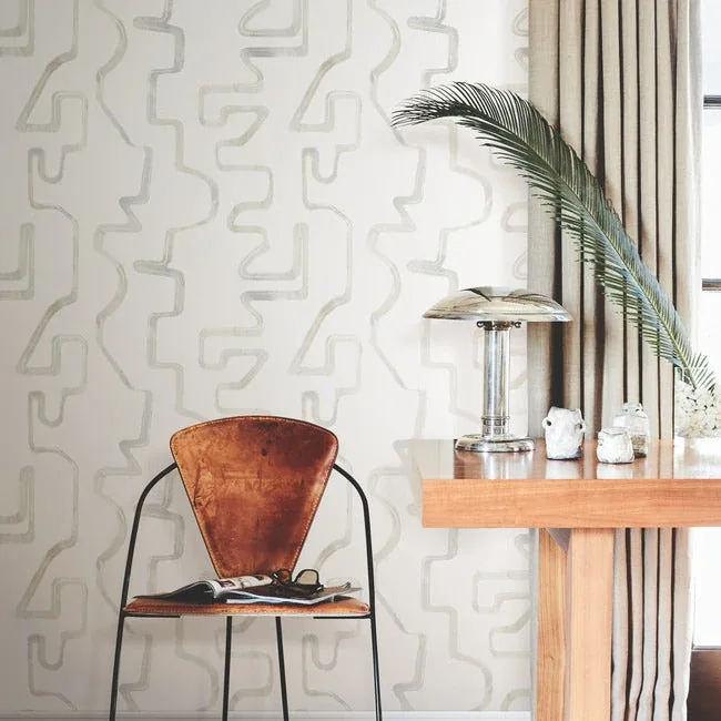 York Wallcoverings Abstract Aura Neutral Wallpaper | Wallpaper Twins York Wallcoverings Abstract Aura Neutral Wallpaper - SKU AG2053