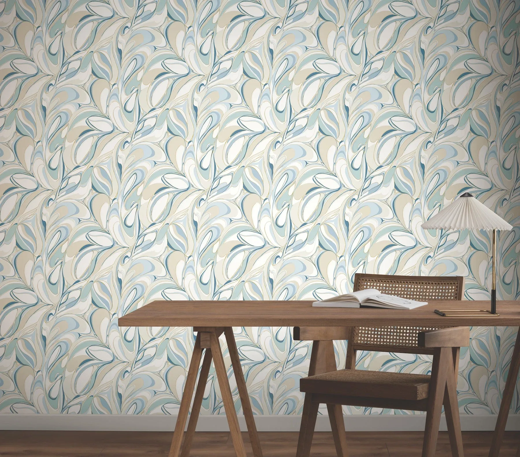 York Wallcoverings Achate Blue Wallpaper | Wallpaper Twins York Wallcoverings Achate Blue Wallpaper - SKU GN2562
