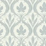 York Wallcoverings Adirondack Damask Blue & Beige Wallpaper | Wallpaper Twins York Wallcoverings Adirondack Damask Blue & Beige Wallpaper - SKU DM4922