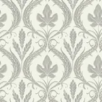 York Wallcoverings Adirondack Damask Grey & Beige Wallpaper | Wallpaper Twins York Wallcoverings Adirondack Damask Grey & Beige Wallpaper - SKU DM4925
