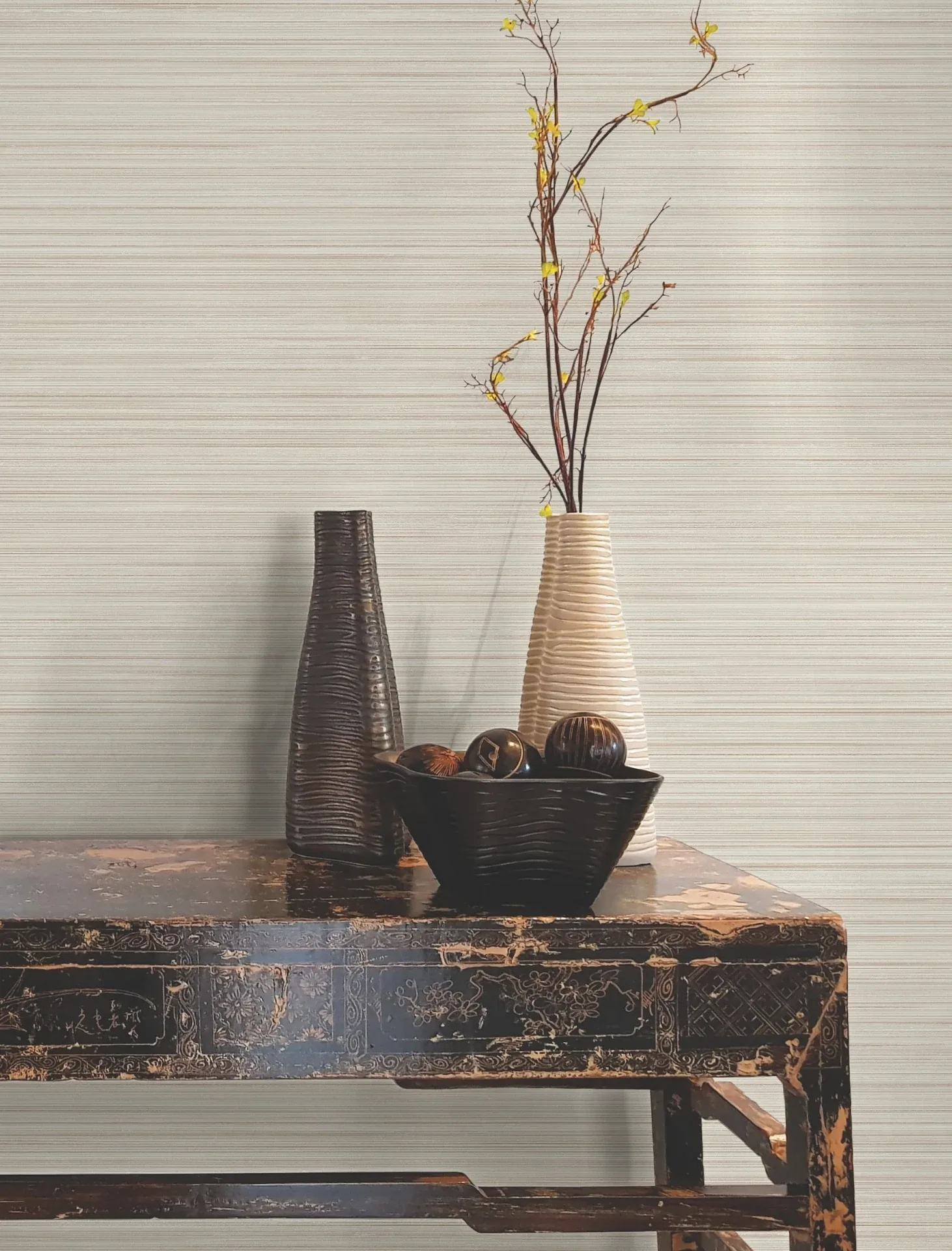 York Wallcoverings Alignment Terracotta Wallpaper - SKU FM1072