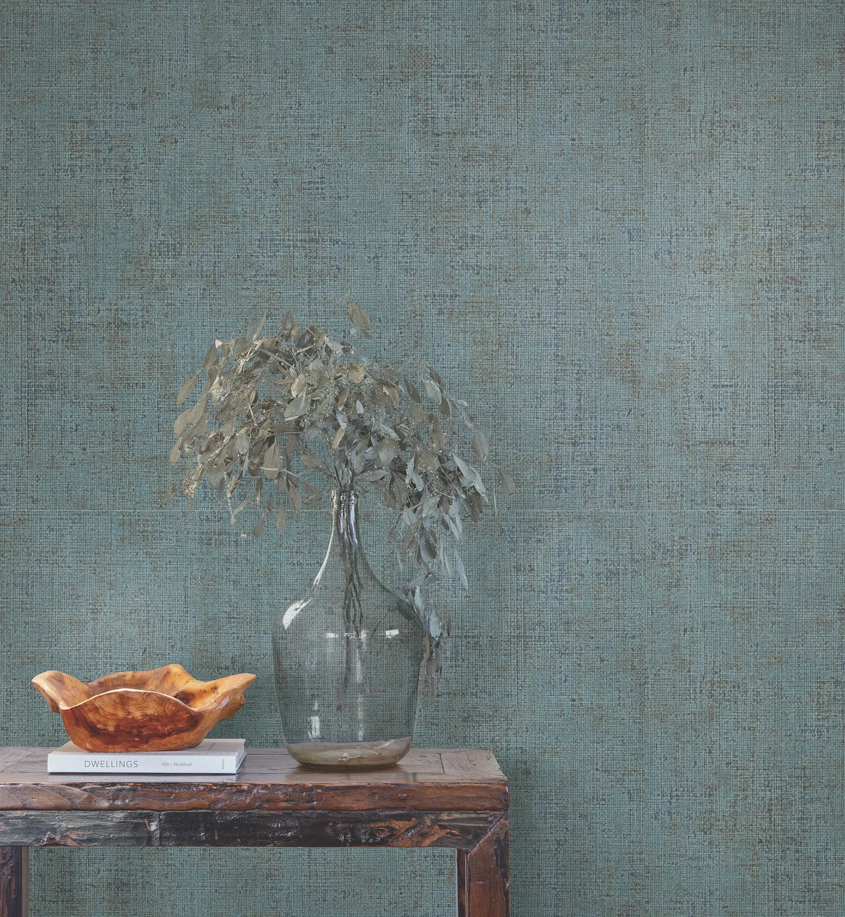 York Wallcoverings Alma Blue Faux Weave Wallpaper | Wallpaper Twins York Wallcoverings Alma Blue Faux Weave Wallpaper - SKU SI7151