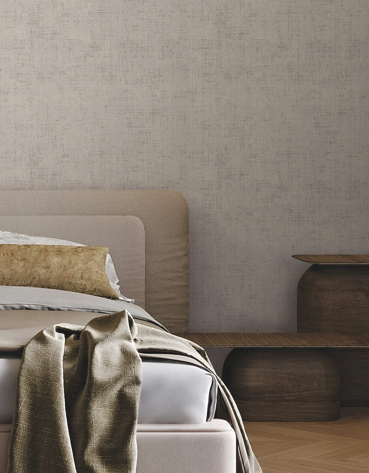 York Wallcoverings Alma Grey Faux Weave Wallpaper - SKU SI7144