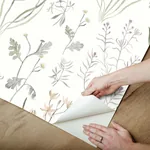 York Wallcoverings Alpine Botanical Lavender Peel & Stick Wallpaper | Wallpaper Twins York Wallcoverings Alpine Botanical Lavender Peel & Stick Wallpaper - SKU PSW1521RL