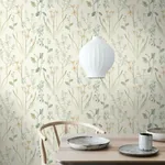 York Wallcoverings Alpine Botanical White Wallpaper | Wallpaper Twins York Wallcoverings Alpine Botanical White Wallpaper - SKU NR1565