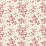York Wallcoverings Anemone Toile French Red Wallpaper - SKU RT7871