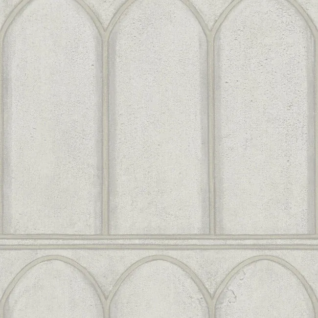 MN1832 | Arches Grey & Pearl Wallpaper