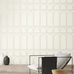 York Wallcoverings Arches White & Pearl Wallpaper | Wallpaper Twins York Wallcoverings Arches White & Pearl Wallpaper - SKU MN1830