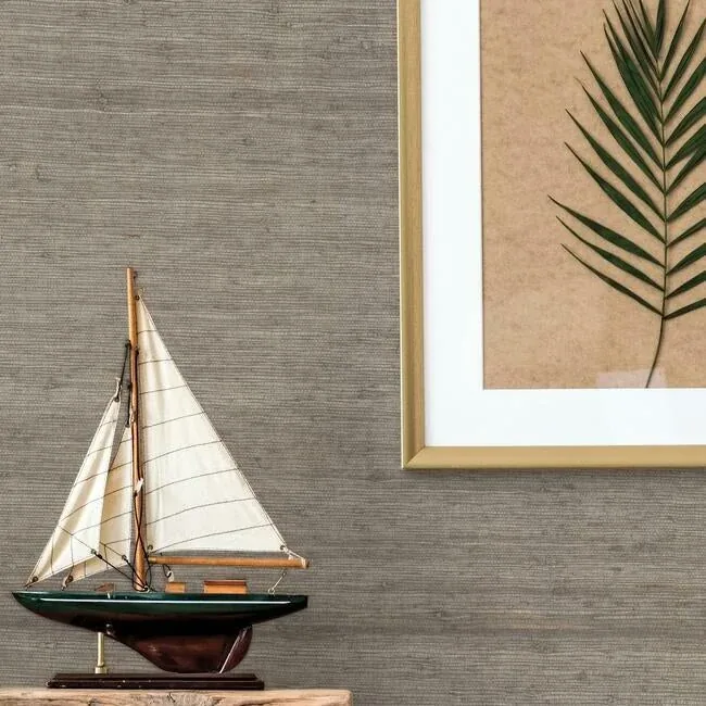 York Wallcoverings Arrowroot Brown Wallpaper | Wallpaper Twins York Wallcoverings Arrowroot Brown Wallpaper - SKU CV4403