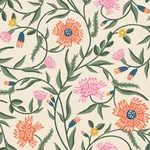 York Wallcoverings Aster Coral Wallpaper | Wallpaper Twins York Wallcoverings Aster Coral Wallpaper - SKU RF7433