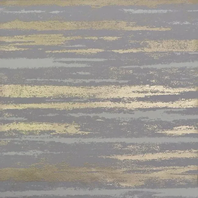 York Wallcoverings Atmosphere Grey & Gold Wallpaper - SKU NW3540