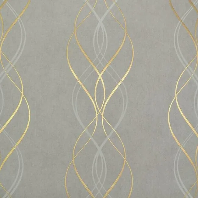 NW3550 | Aurora Grey & Gold Wallpaper