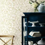 York Wallcoverings Aviary Off White & Gold Peel & Stick Wallpaper - SKU PSW1309RL