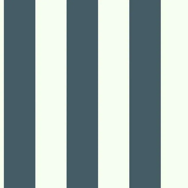 MH1591 | Awning Stripe Blue & White Wallpaper