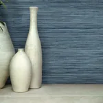 York Wallcoverings Bahia Grass Navy Peel & Stick Wallpaper | Wallpaper Twins York Wallcoverings Bahia Grass Navy Peel & Stick Wallpaper - SKU PSW1136RL