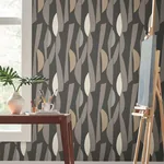 York Wallcoverings Balance Carbon & Graphite Wallpaper - SKU ZM2826