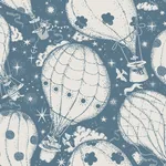 York Wallcoverings Ballongerna Dark Blue Wallpaper | Wallpaper Twins York Wallcoverings Ballongerna Dark Blue Wallpaper - SKU MB29006