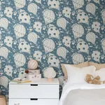 York Wallcoverings Ballongerna Dark Blue Wallpaper | Wallpaper Twins York Wallcoverings Ballongerna Dark Blue Wallpaper - SKU MB29006