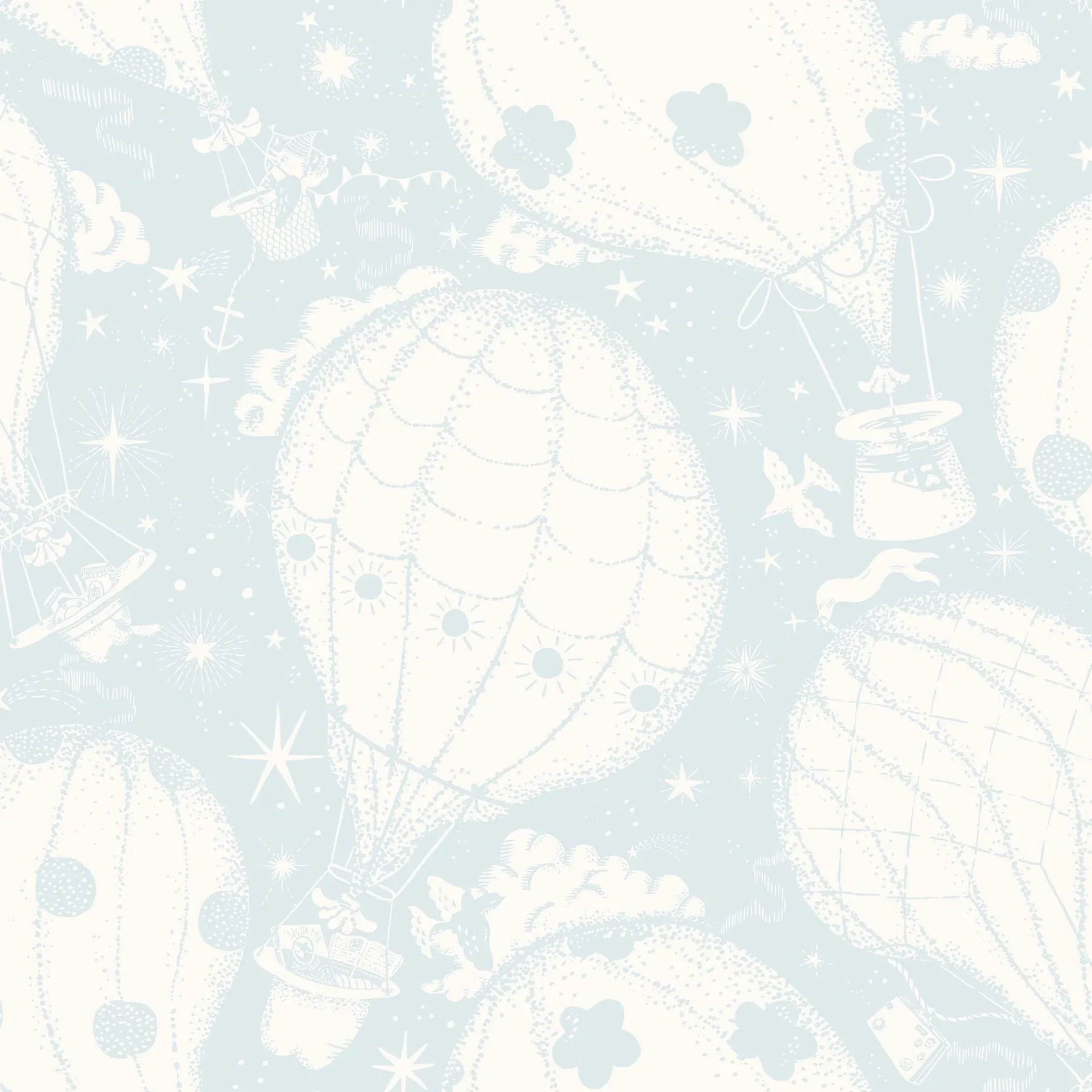 MB29005 | Ballongerna Light Blue Wallpaper