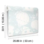 York Wallcoverings Ballongerna Light Blue Wallpaper | Wallpaper Twins York Wallcoverings Ballongerna Light Blue Wallpaper - SKU MB29005