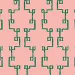 York Wallcoverings Bamboozled Bahama Pink Peel & Stick Wallpaper | Wallpaper Twins York Wallcoverings Bamboozled Bahama Pink Peel & Stick Wallpaper - SKU PSW1387RL