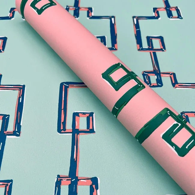 York Wallcoverings Bamboozled Bahama Pink Peel & Stick Wallpaper | Wallpaper Twins York Wallcoverings Bamboozled Bahama Pink Peel & Stick Wallpaper - SKU PSW1387RL