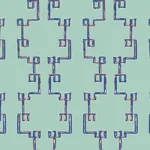 York Wallcoverings Bamboozled Sky Blue Peel & Stick Wallpaper - SKU PSW1388RL