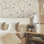 York Wallcoverings Bambou Toile Beige Wallpaper | Wallpaper Twins York Wallcoverings Bambou Toile Beige Wallpaper - SKU RT7832