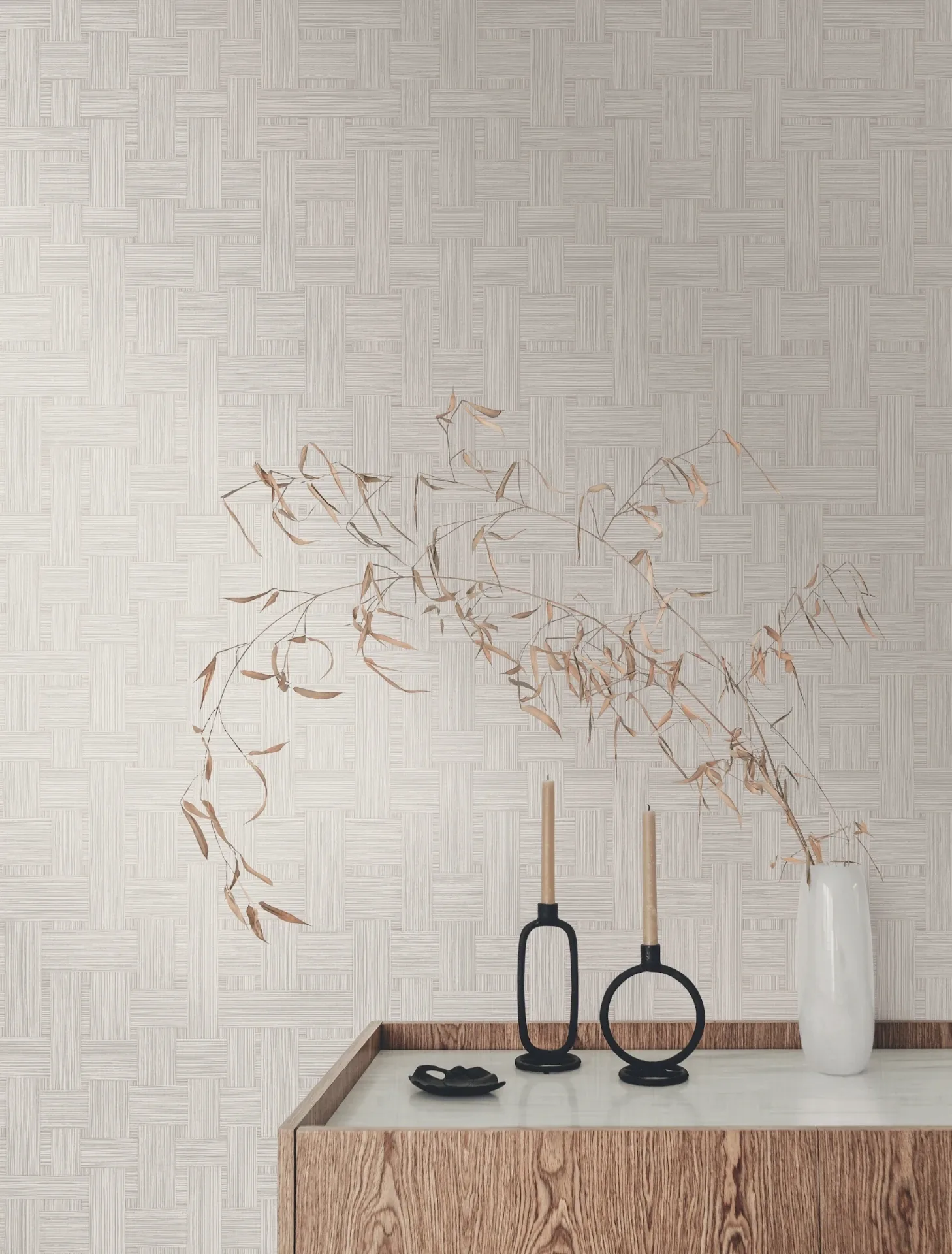 York Wallcoverings Basketry Warm Grey Wallpaper | Wallpaper Twins York Wallcoverings Basketry Warm Grey Wallpaper - SKU SI25724