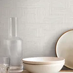 York Wallcoverings Basketry Warm Grey Wallpaper | Wallpaper Twins York Wallcoverings Basketry Warm Grey Wallpaper - SKU SI25724