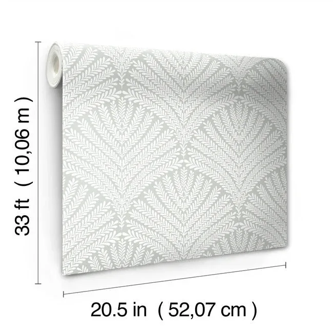York Wallcoverings Beachcomber Green & White Wallpaper | Wallpaper Twins York Wallcoverings Beachcomber Green & White Wallpaper - SKU MN1871