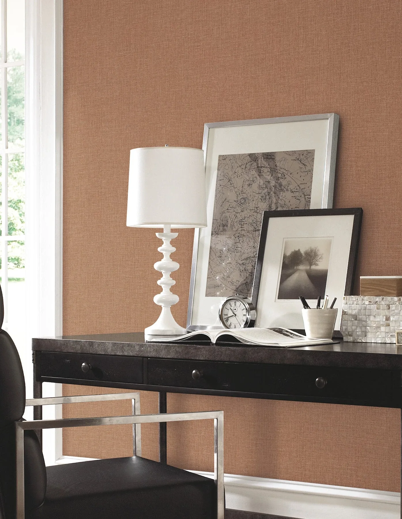 York Wallcoverings Berwick Chestnut Wallpaper | Wallpaper Twins York Wallcoverings Berwick Chestnut Wallpaper - SKU UD2502N