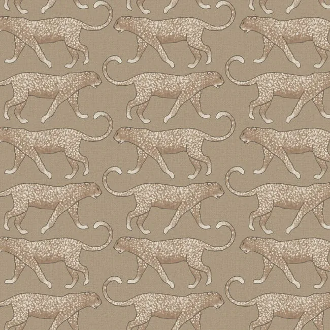 York Wallcoverings Big Cat Walk Brown Peel & Stick Wallpaper - SKU PSW1358RL