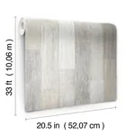 York Wallcoverings Bleached Pallet Board White Wallpaper | Wallpaper Twins York Wallcoverings Bleached Pallet Board White Wallpaper - SKU FH4003